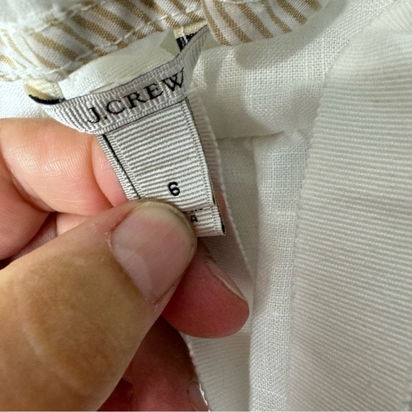 J. Crew Linen mini skirt size 6 1897 - Picture 2 of 3